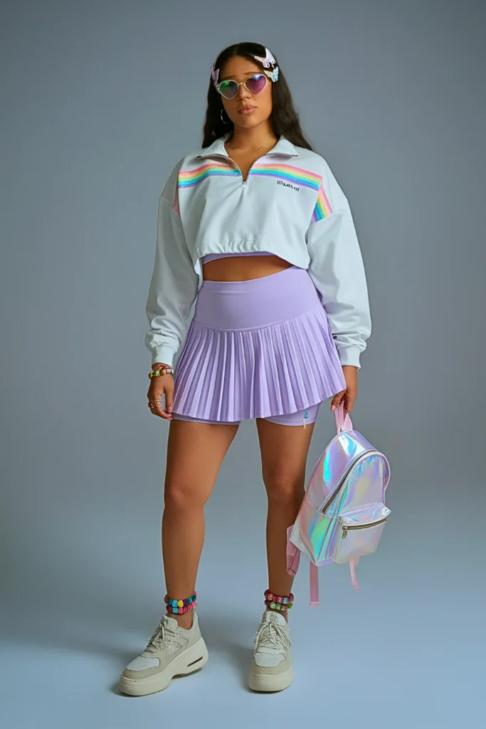 Y2K Sunset Boulevard Tennis Spring Outfit