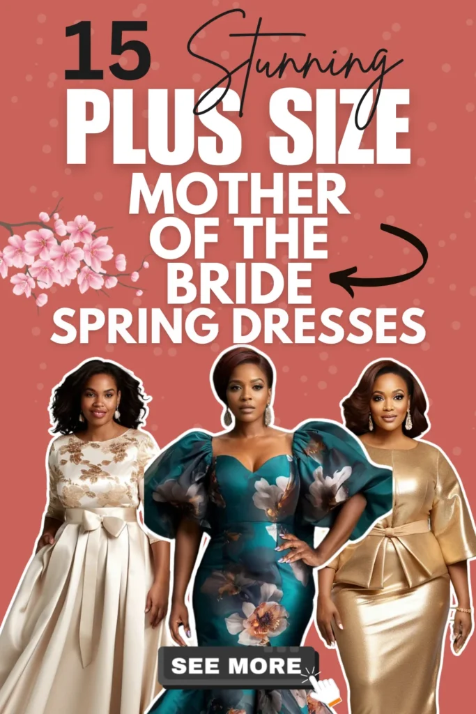 Plus Size Spring Mother of The Bride Dresses