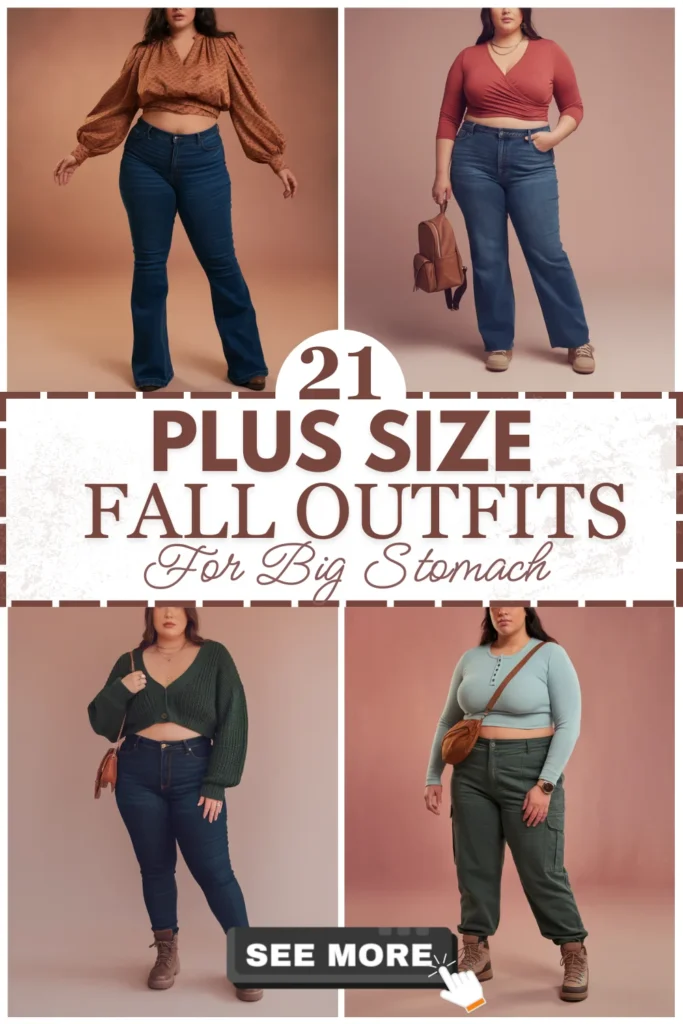 21 Plus Size Fall Outfits For Big Stomach
