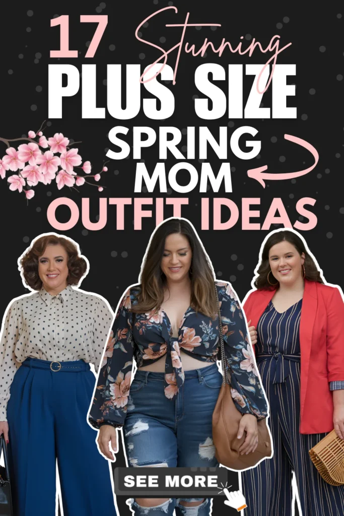 Plus Size Spring Mom Outfits