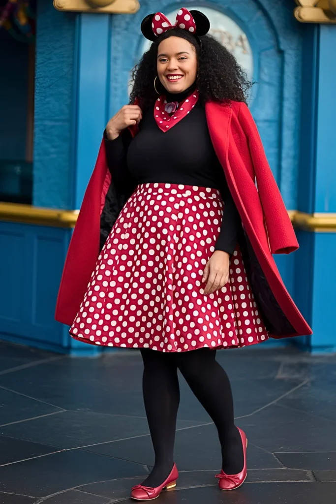 Minnie Mouse Chic Plus Size Winter Disney Outfit