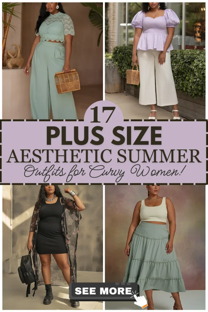 Plus Size Aesthetic Summer Outfits For Curvy Women