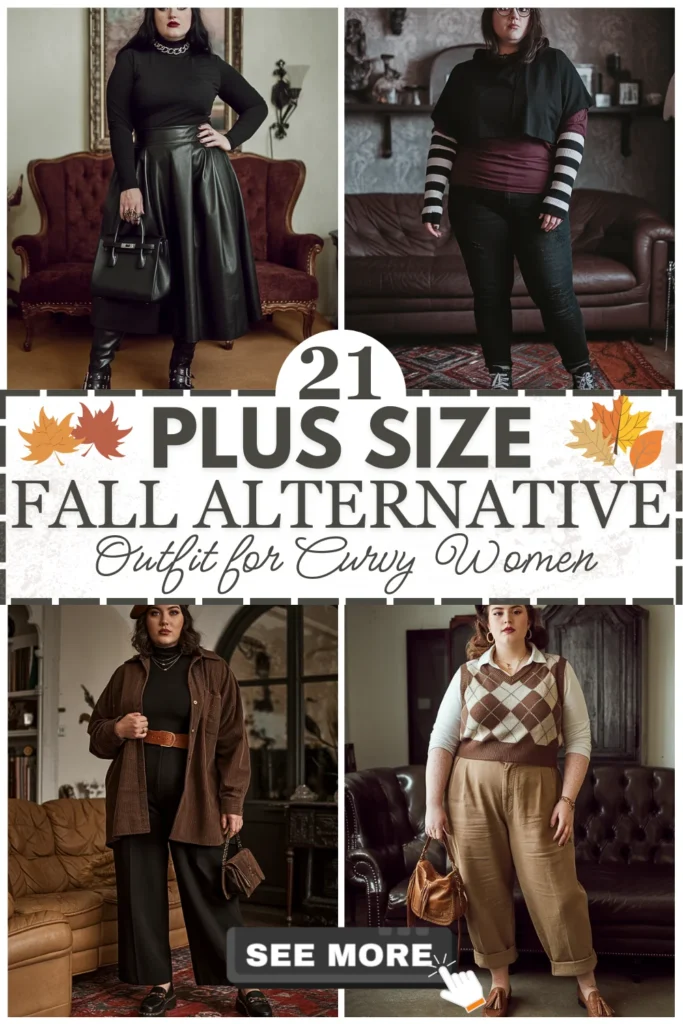 21 Plus Size Fall Alternative Outfits