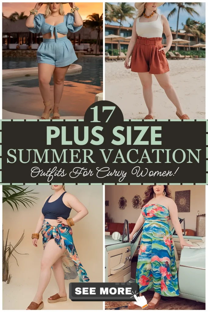 Plus Size Summer Vacation Outfits For Curvy Women