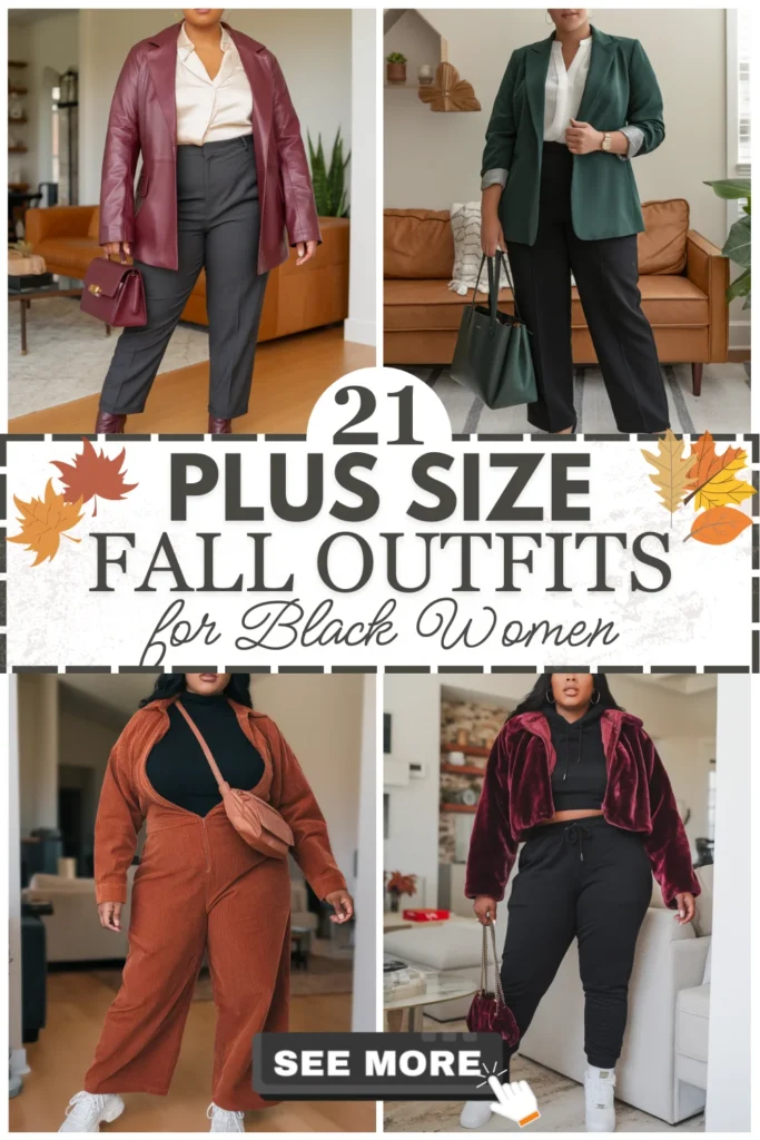 21 Plus Size Fall Outfits For Black Women