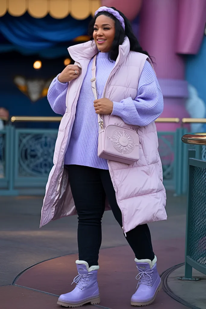 Rapunzel s Lavender Plus Size Winter Disney Outfit