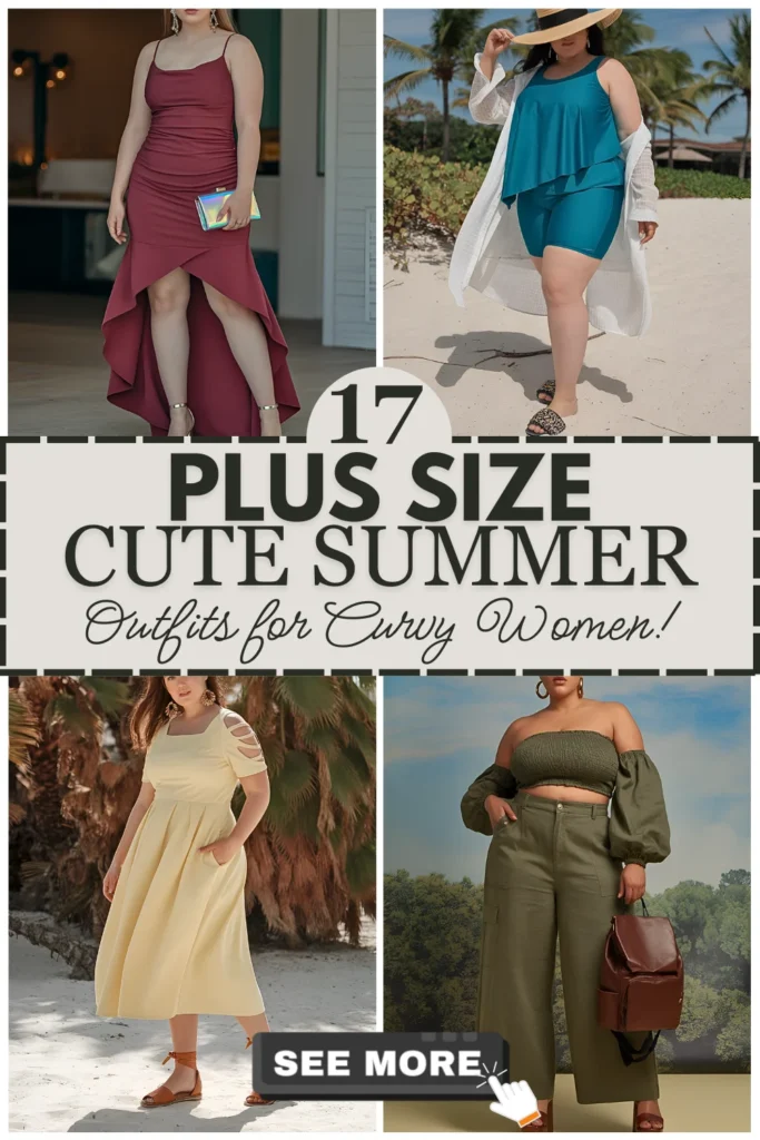Plus Size Cute Summer Outfits For Curvy Women