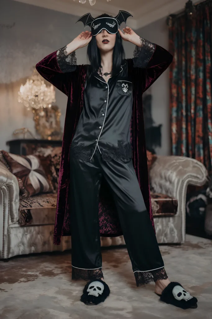 Winter Gothic Pajama Outfit