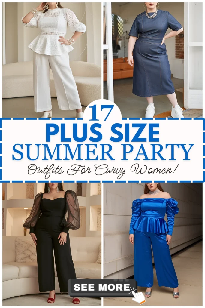 Plus Size Summer Party Outfits For Curvy Women