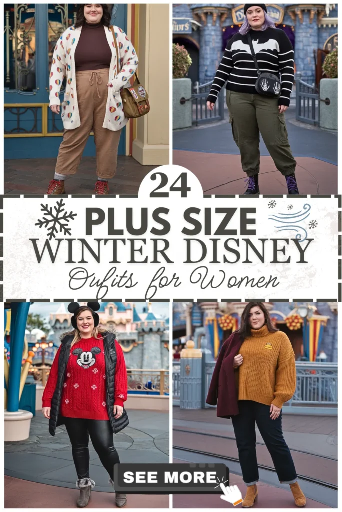 24 Plus Size Winter Disney Outfits