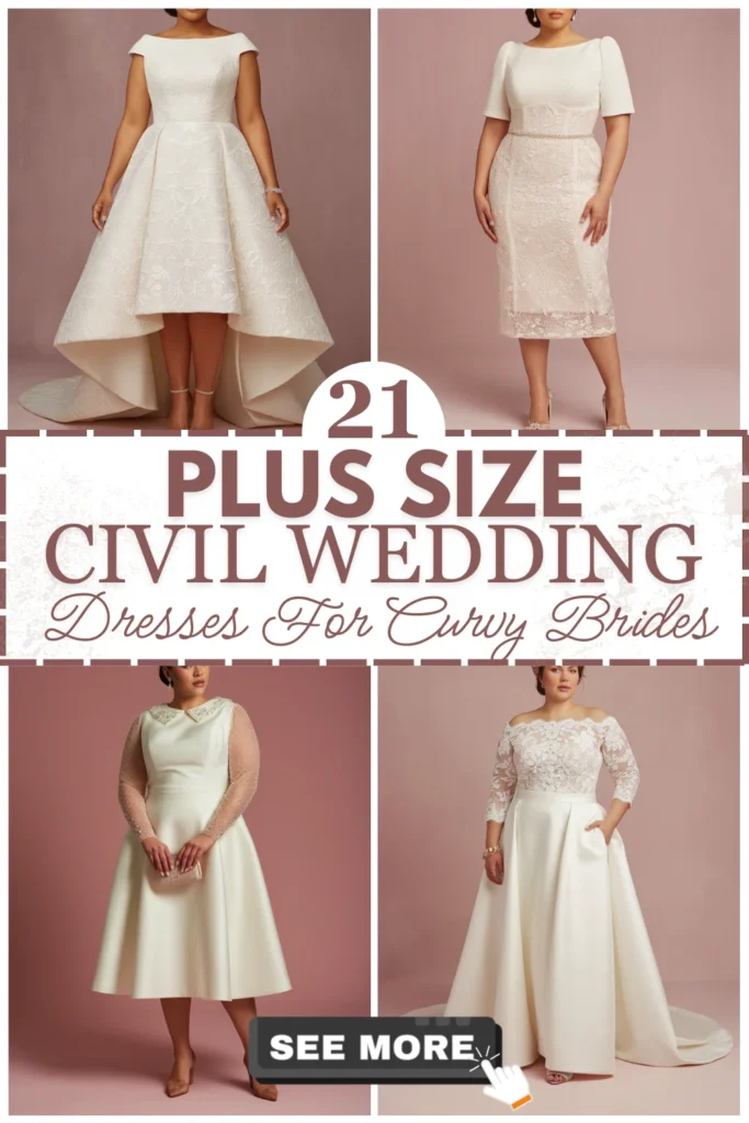 21 Plus Size Civil Wedding Dresses