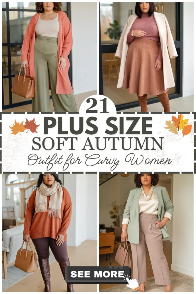 21 Plus Size Soft Autumn Outfits