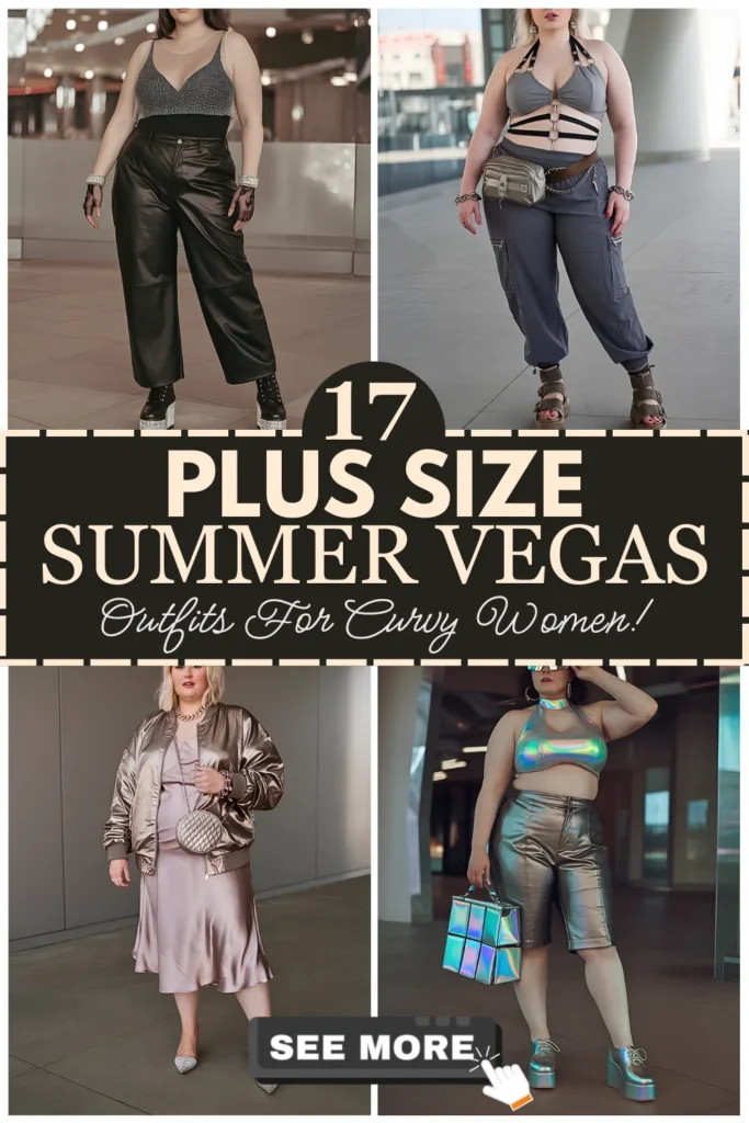 Plus Size Summer Vegas Outfits For Curvy Women
