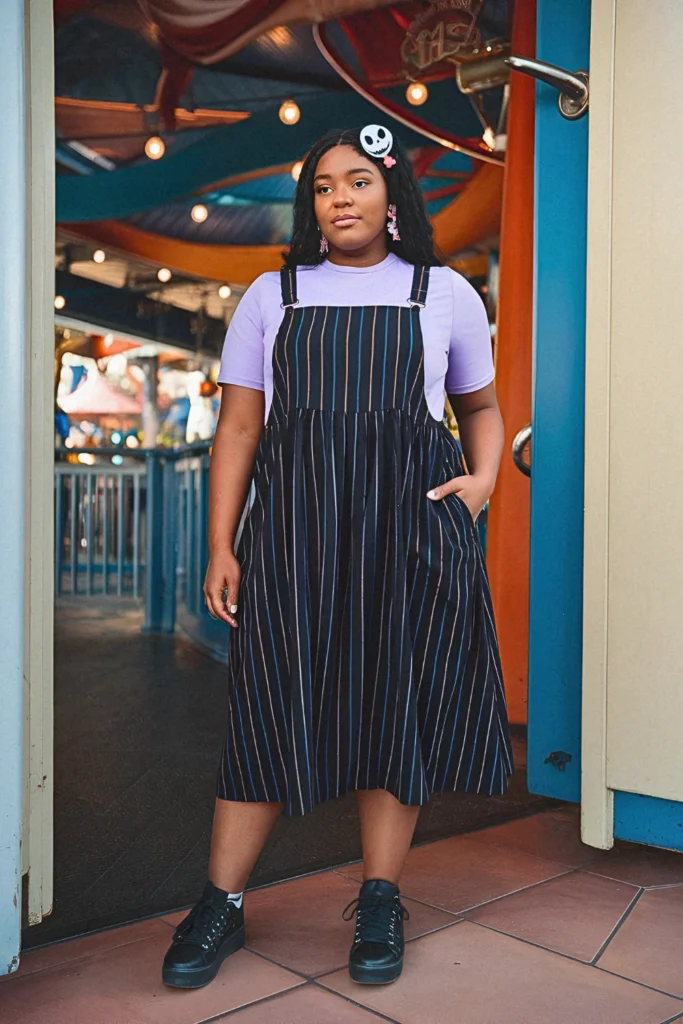 Plus Size Summer Nightmare Before Christmas Pinafore Disney Outfit