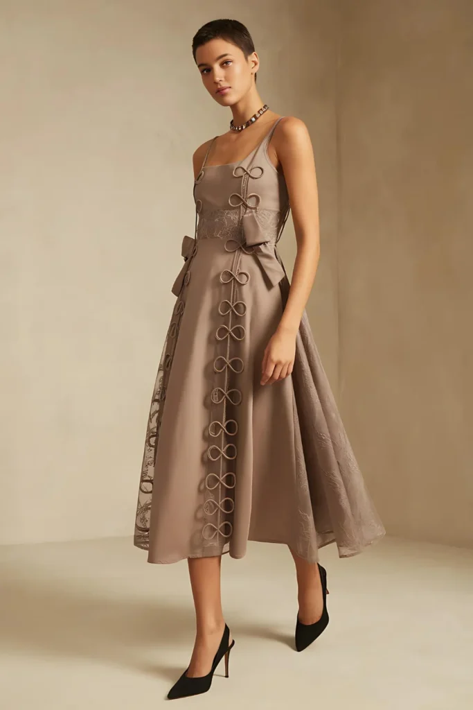 Classy New Years Eve Sheer Dress Outfit