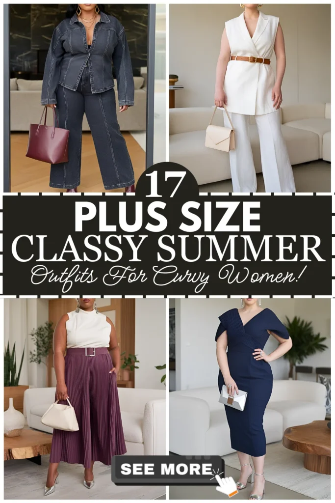 Plus Size Classy Summer Outfits For Curvy Women