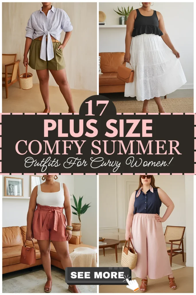 Plus Size Comfy Summer Outfits For Curvy Women