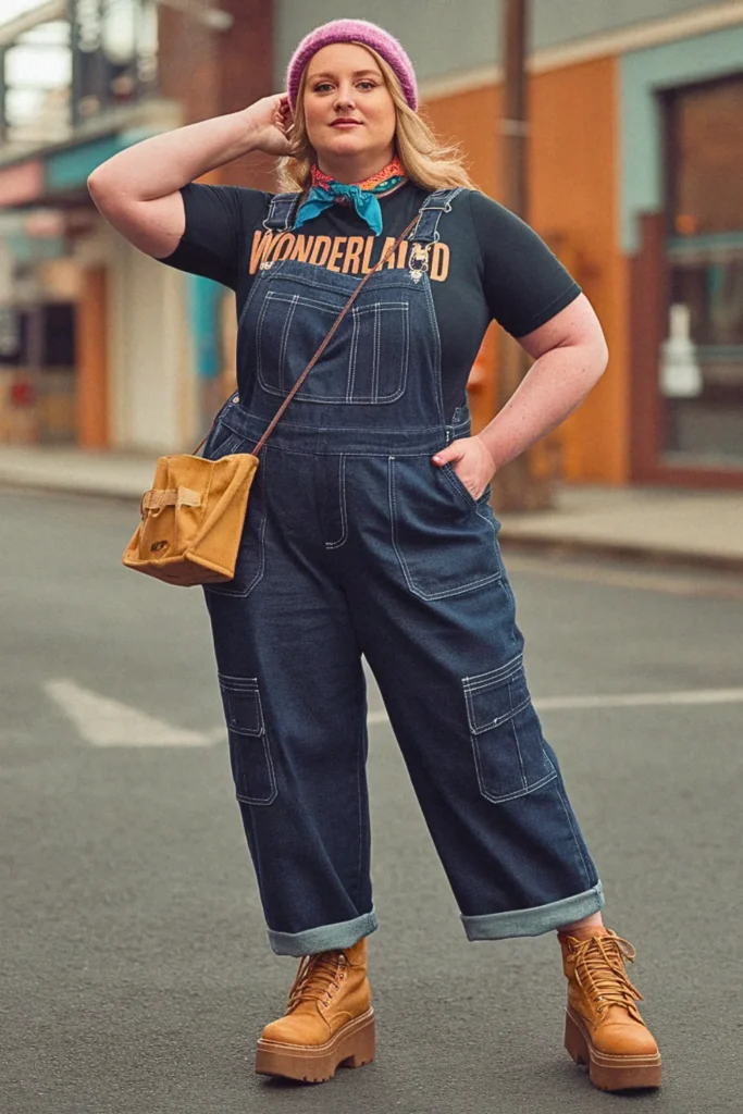 Plus Size Workwear Inspired Streetwear Outfit