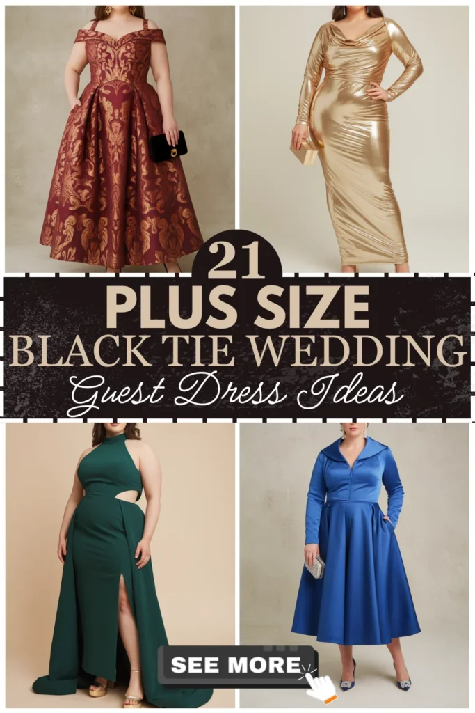 21 Plus Size Black Tie Wedding Guest Dresses