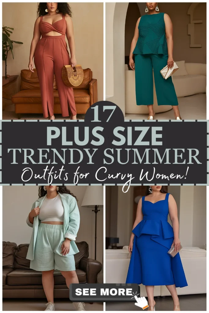 Plus Size Trendy Summer Outfits For Curvy Women