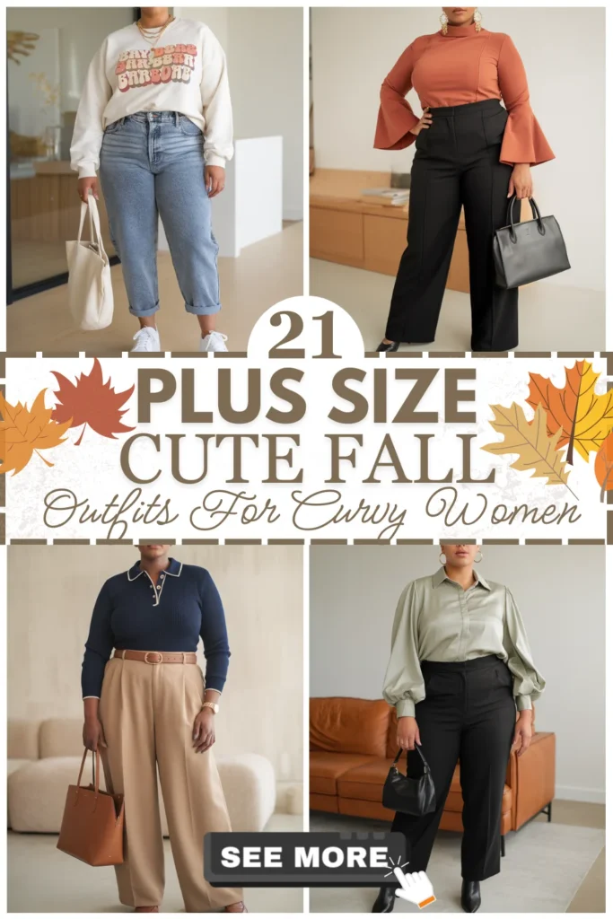 21 Plus Size Fall Outfits For Big Stomach
