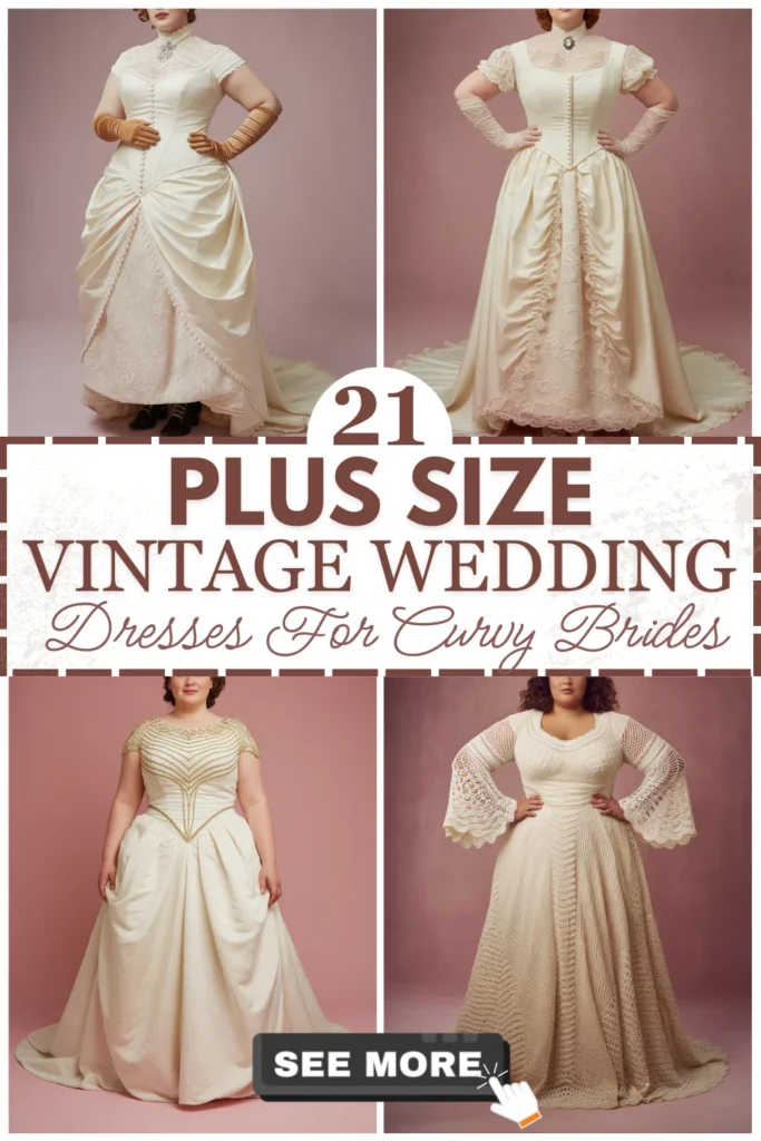 21 Plus Size Vintage Wedding Dresses