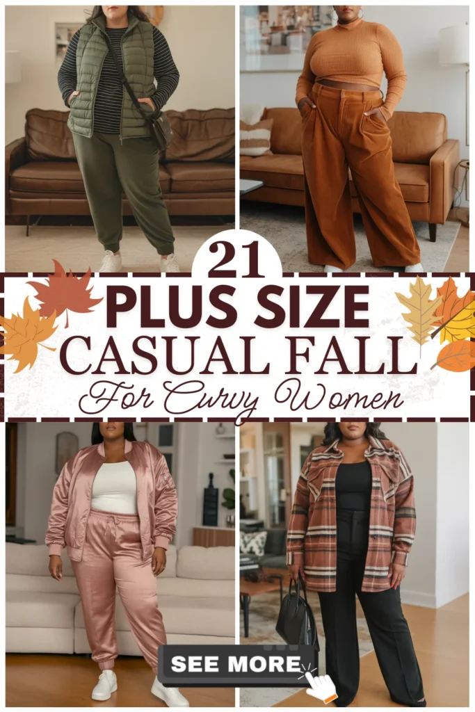 21 Plus Size Casual Fall Outfits