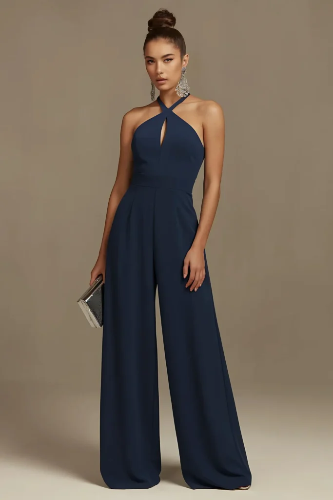 Classy New Years Eve Jumpsuit Outfit