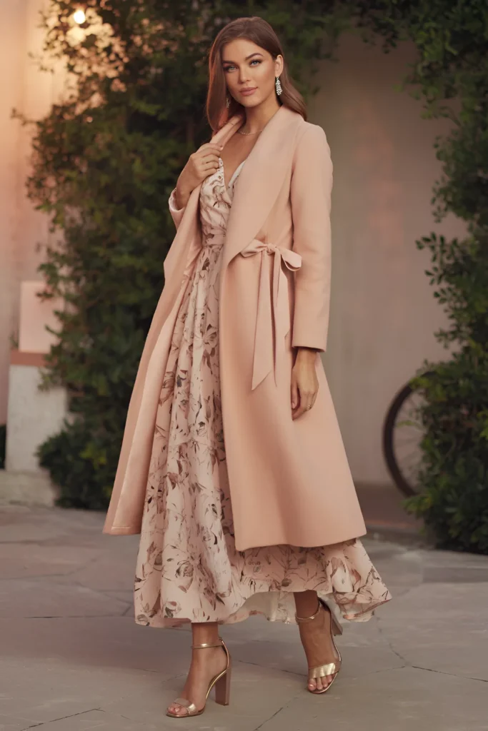 Winter wrap coat Outfit