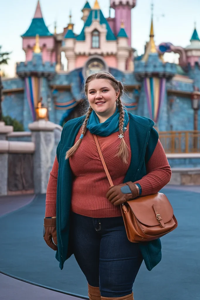 Plus Size Fall Anna Autumn Braids Disney Outfit