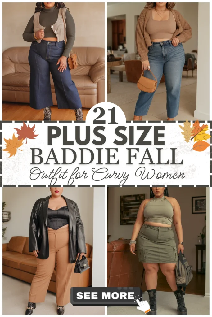 21 Plus Size Baddie Fall Outfits