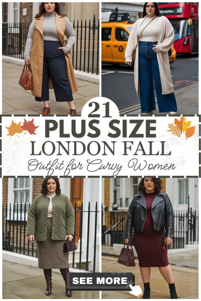 21 Plus Size London Fall Outfits