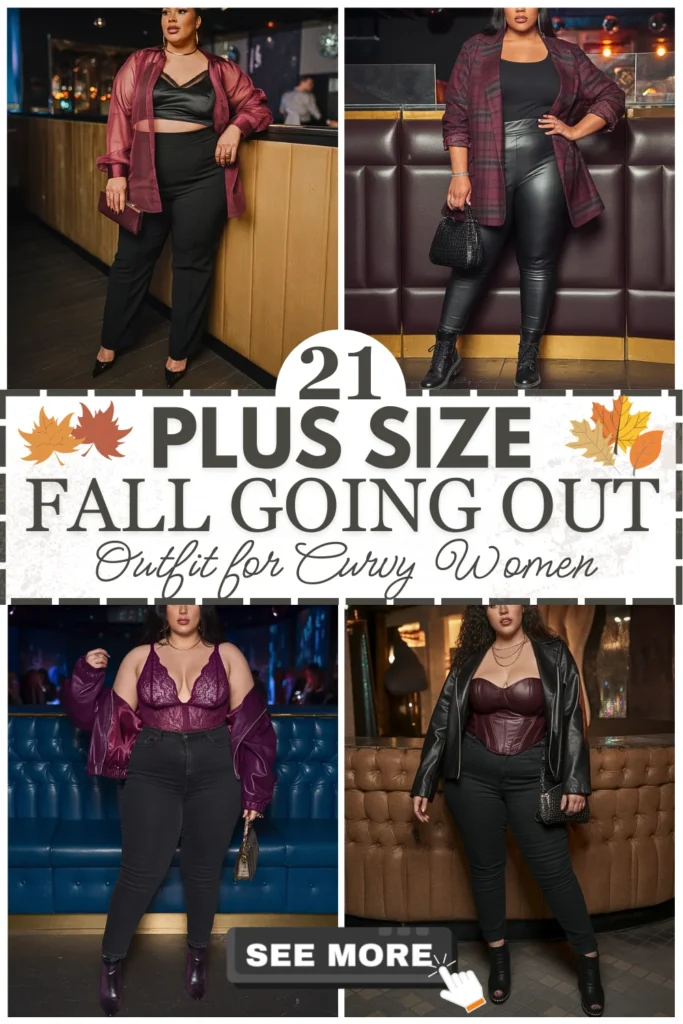 21 Plus Size Fall Going Out Outfits