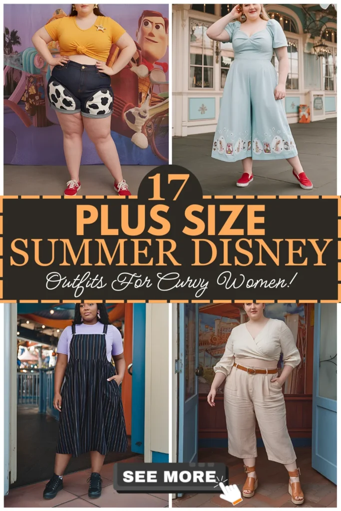 Plus Size Summer Disney Outfits For Curvy Women