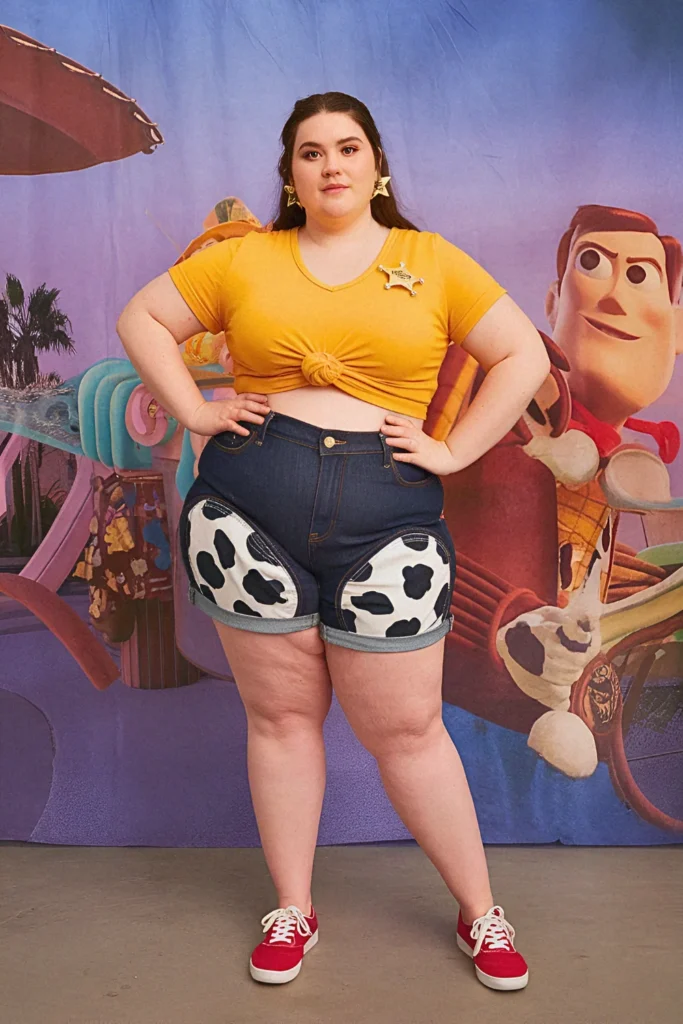 Plus Size Summer Toy Story Boardwalk Shorts Disney Outfit