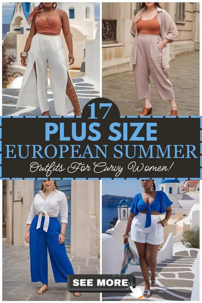 Plus Size European Summer Outfits For Curvy Women