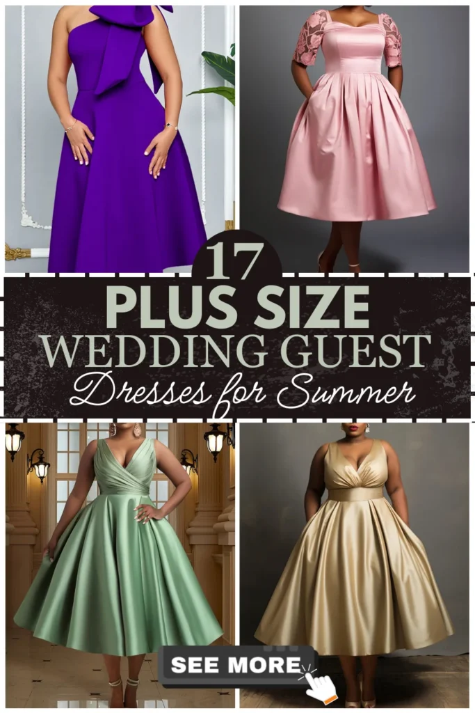 Plus Size Summer Wedding Guest Dress Ideas