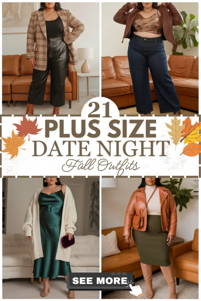 21 Plus Size Date Night Fall Outfits