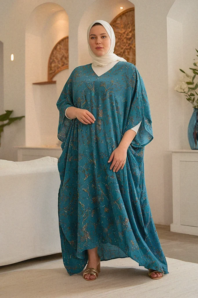 Coastal Resort Kaftan Hijabi Outfit
