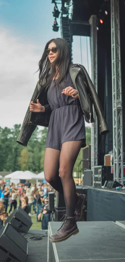 Winter Country Concert Romper Outfit