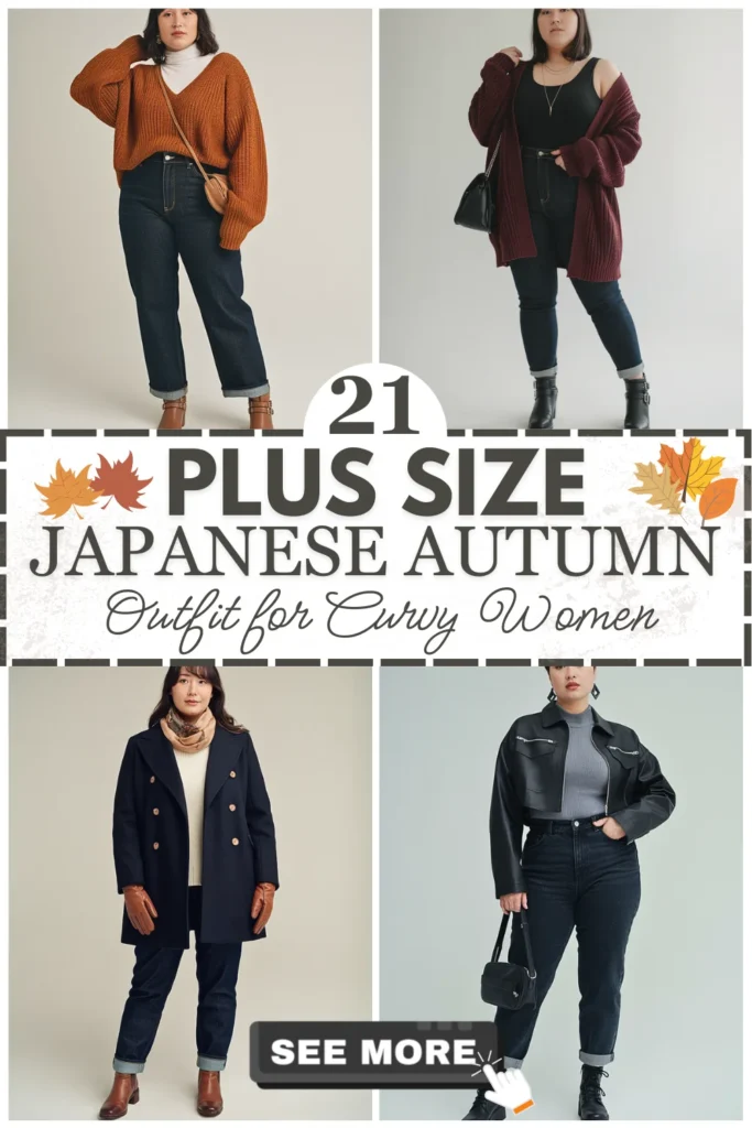 21 Plus Size Japanese Autumn Outfits