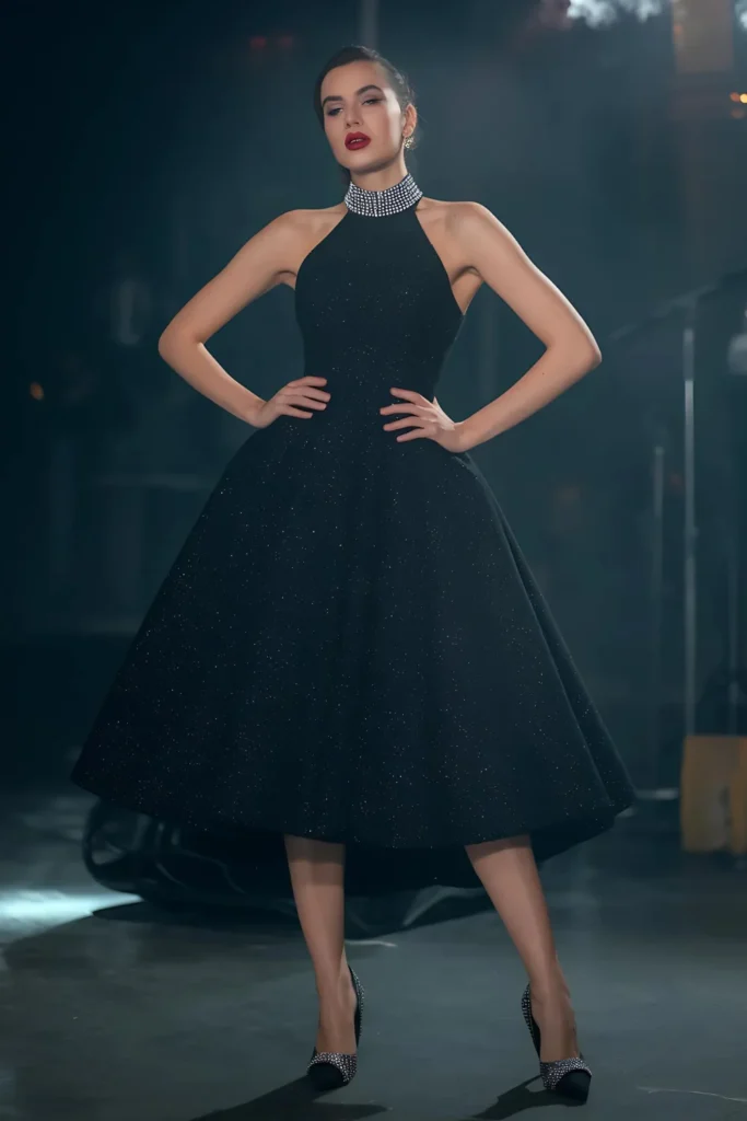 New Years Party Classic Little Black Dress Outfit