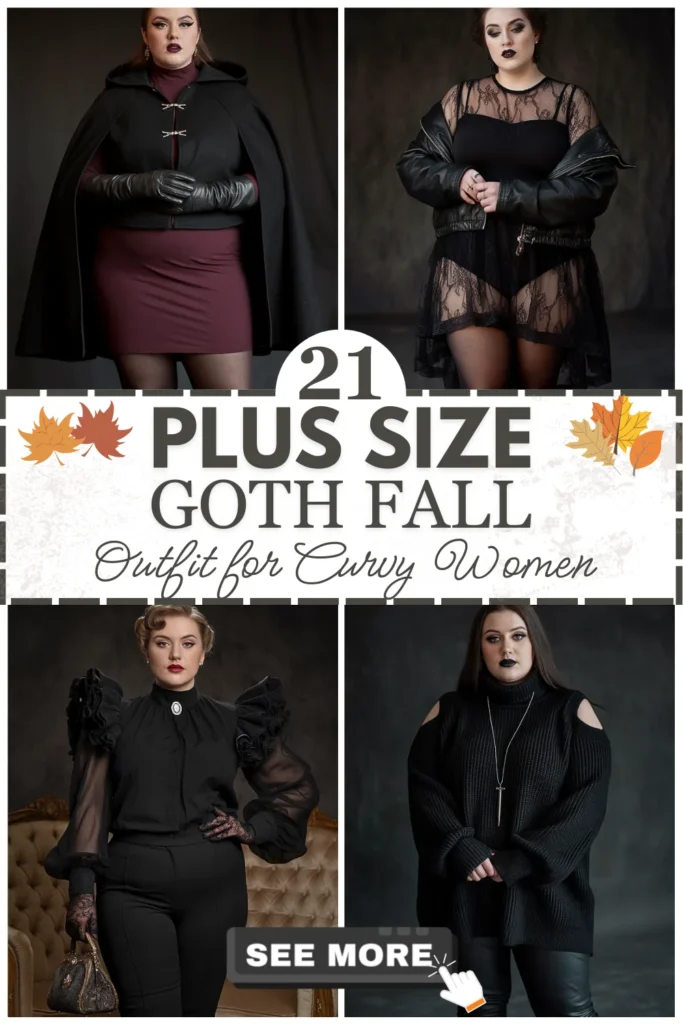 21 Plus Size Goth Fall Outfits