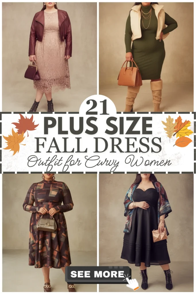 21 Plus Size Fall Dress Outfits