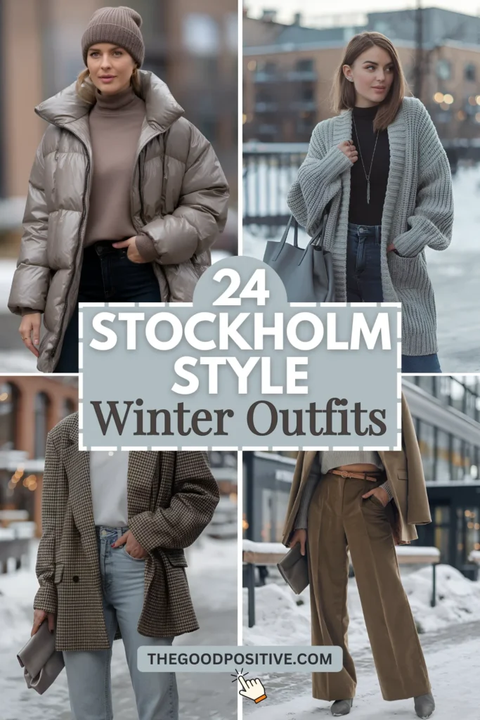 Stockholm Style Winter Outfits
