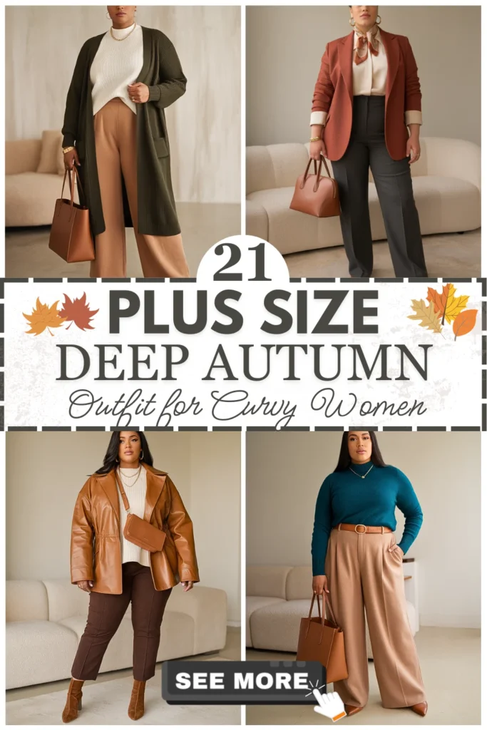 21 Plus Size Deep Autumn Outfits
