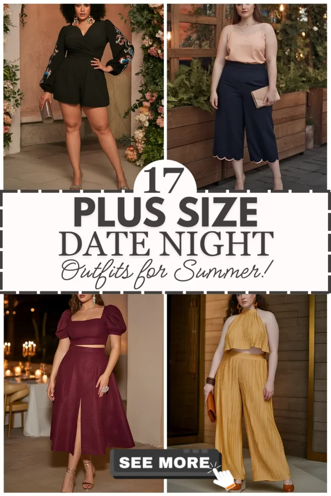 Plus Size Summer Date Night Outfits For Curvy Women