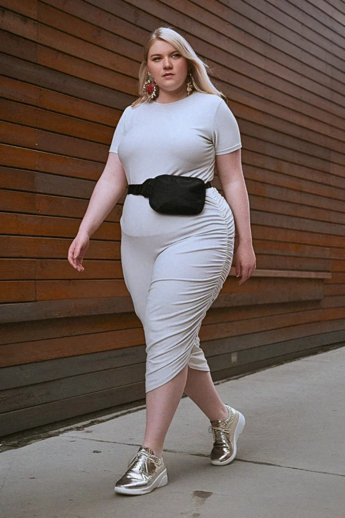 Plus Size Summer Convertible Dress-to-Romper Vegas Outfit